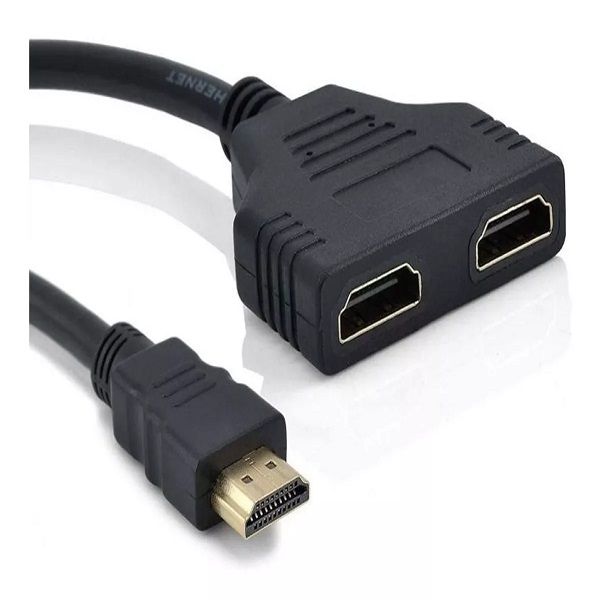 Imagen de SPLITTER HDMI 1x2 CABLE ADAPTADOR DERIVADOR 1080p ESPEJO