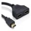 Imagen de SPLITTER HDMI 1x2 CABLE ADAPTADOR DERIVADOR 1080p ESPEJO