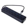 Imagen de ZAPATILLA USB 7 PUERTOS CON LLAVE INDIVIDUAL