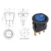Imagen de TECLA LLAVE REDONDA CON LUZ ON OFF 3P 6A 250V VARIOS COLORES