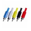 Imagen de CONECTOR PLUG RCA AMARILLO COLITA FLEXIBLE