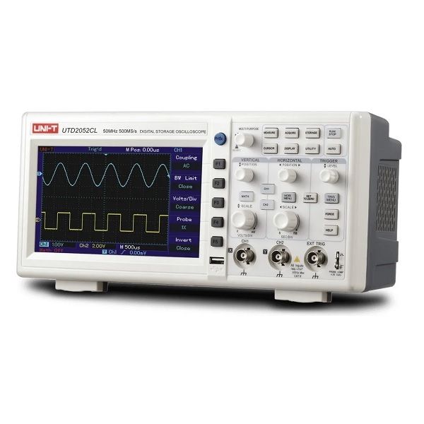 Imagen de OSCILOSCOPIO DIGITAL 50MHZ  Utd2052cl 2 Ch 500 ms/s