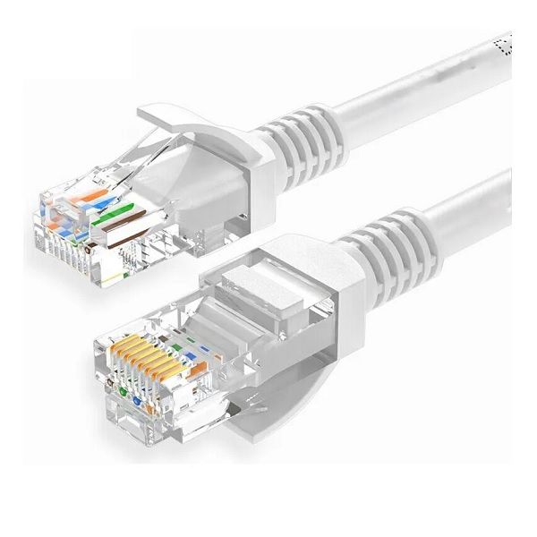 Imagen de CABLE DE RED PATCH CORD CAT 5 RJ45 3 METROS INTERNET