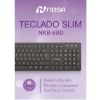Imagen de TECLADO MULTIMEDIA USB SLIM NKB-580