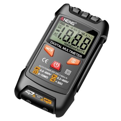 Imagen de MULTIMETRO DIGITAL AUTMATICO VAC VDC RESISTECIA Y BUZER