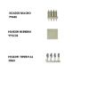 Imagen de HEADER HEMBRA CABLE .156" 4 VIAS